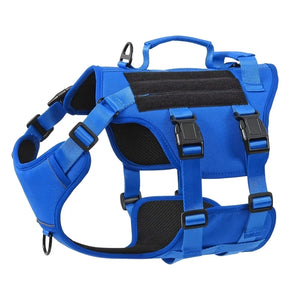 Heat-resistant Durable Nylon Tactical Service Dog Harness, Adjustable