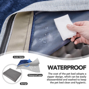 Orthopedic Dog Bed with Washable Cover, Non-Slip