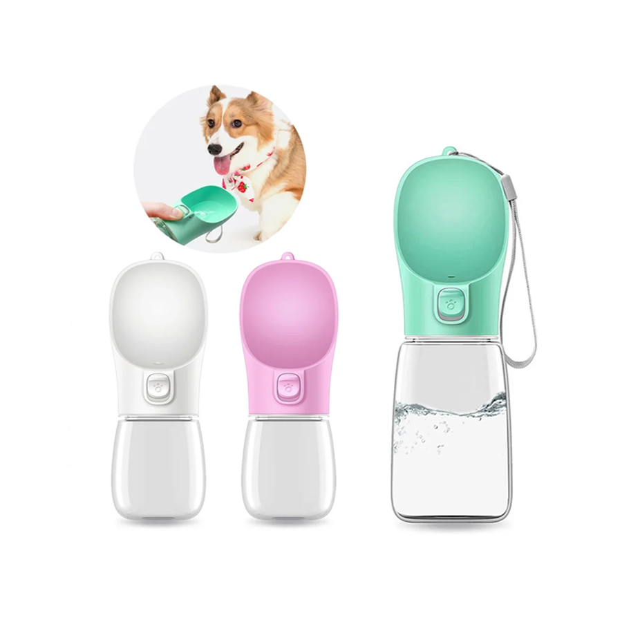 Outdoor Pet Dog Feeder Bowls Cats Dogs Travel Water Dispenser Feeder
