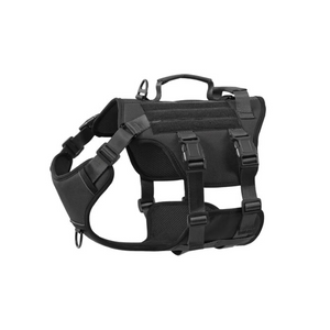 Heat-resistant Durable Nylon Tactical Service Dog Harness, Adjustable
